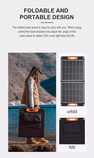 Panneau solaire de centrale électrique portable 220V avec maison intérieure extérieure MPPT