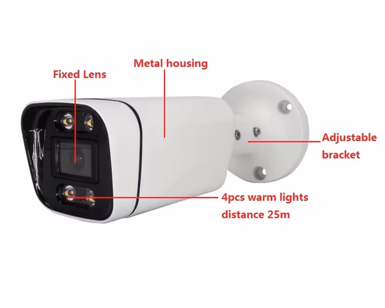 Caméra de sécurité réseau IP HD de Surveillance CCTV professionnelle 5MP/4MP du fournisseur de caméras de vidéosurveillance
