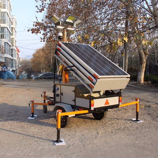 Caméra IP solaire WiFi 4G Caméra IP intelligente Caméra PTZ de sécurité sans fil construite