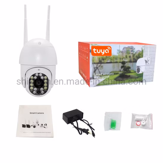 Caméra IP PTZ intérieure sans fil 2MP Tuya